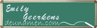 Emily Geerkens Visitenkarte